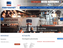 Tablet Screenshot of freyssinet.ch